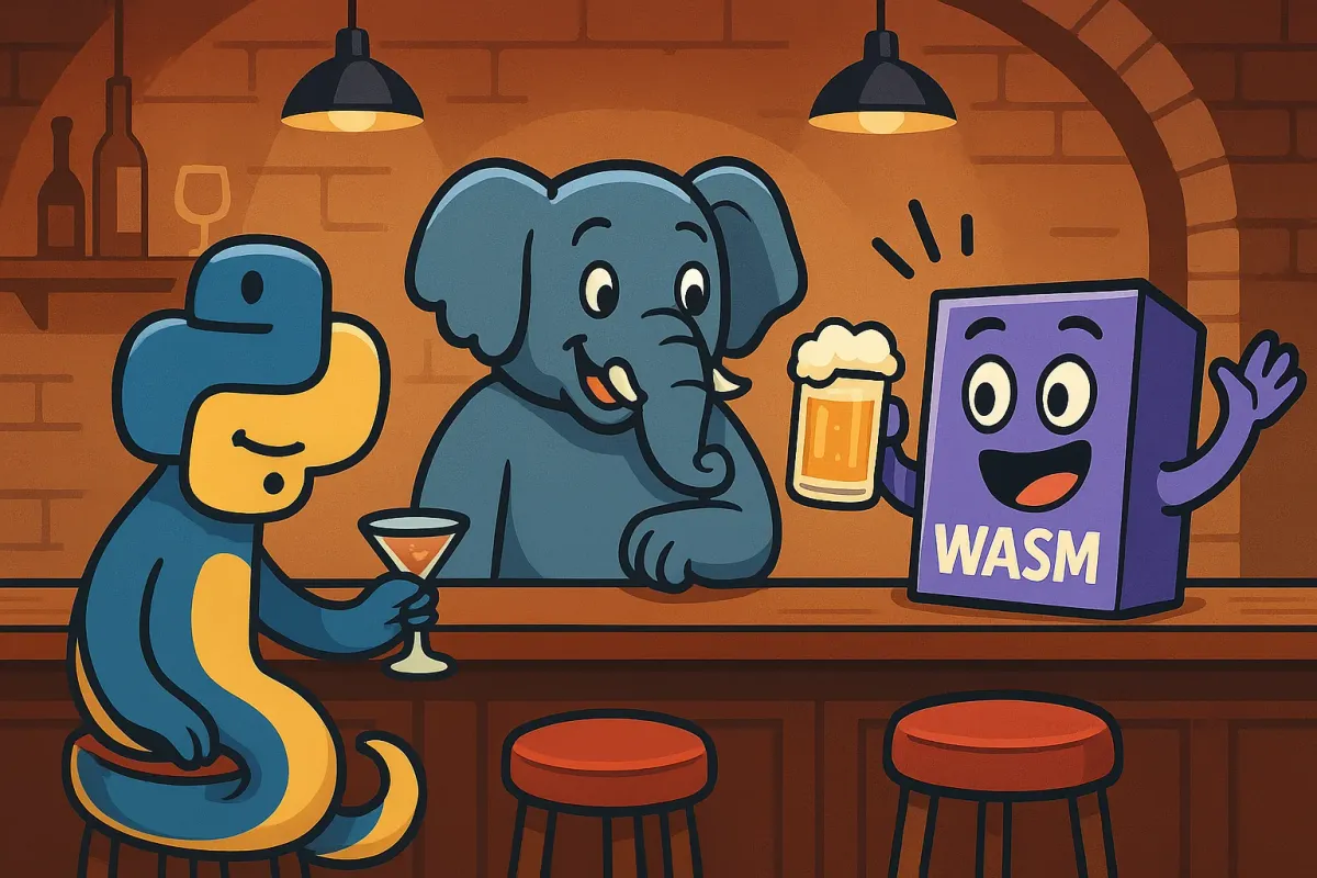 Python, PostgreSQL and Wasm walk into a pytest bar
